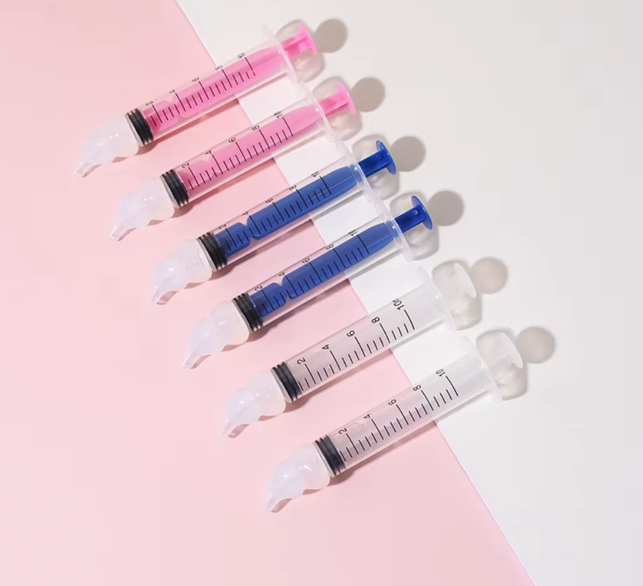 Jeringas con punta en silicona