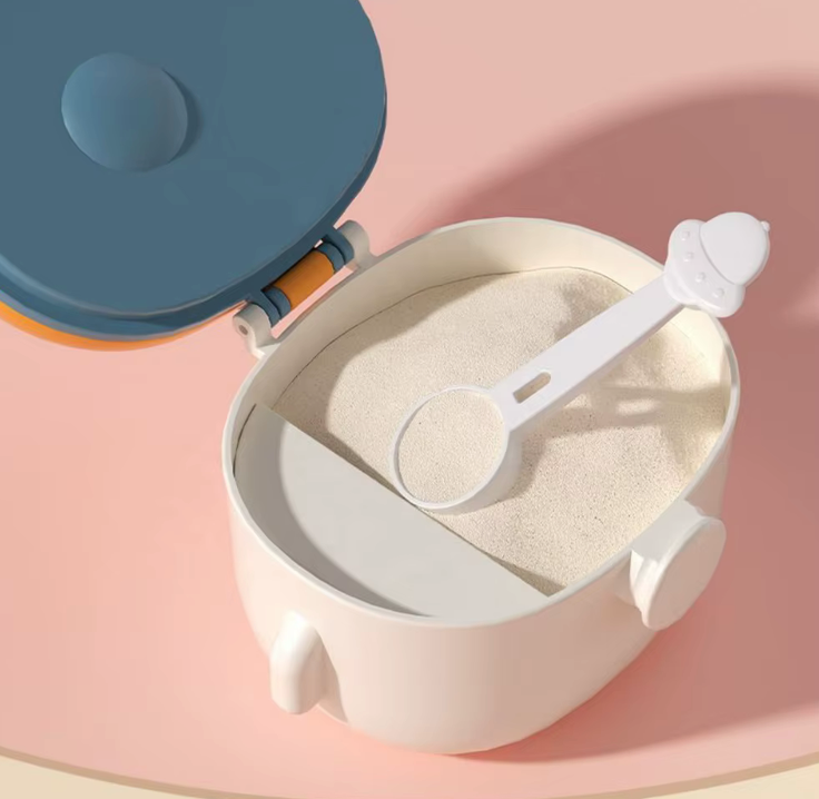 Contenedor de leche en polvo