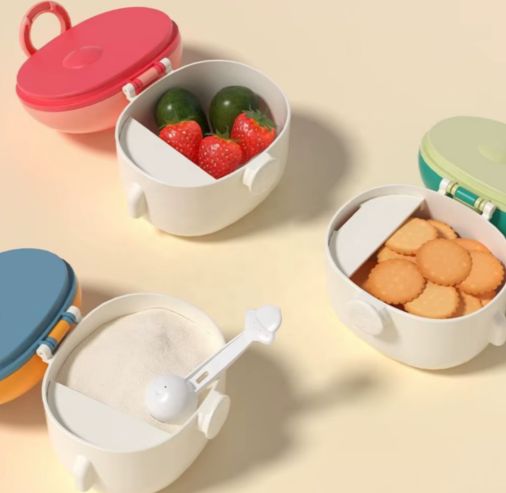 Contenedor de leche en polvo