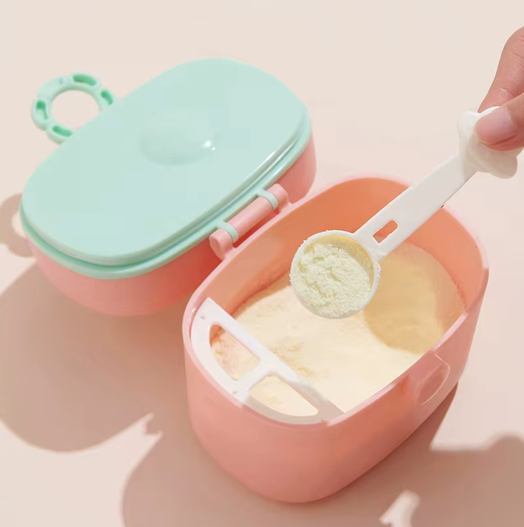 Contenedor de leche en polvo