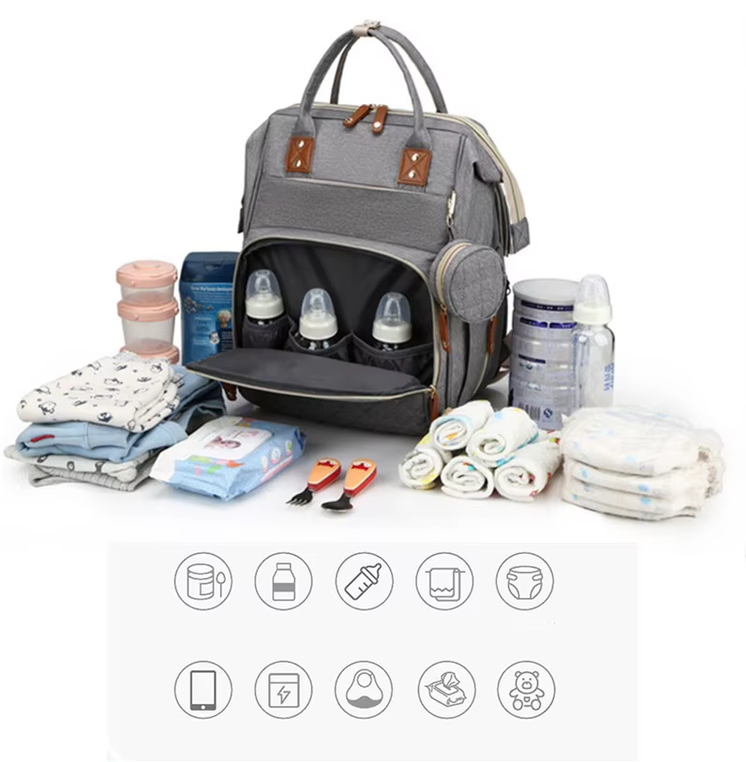 Pañalera con cambiador